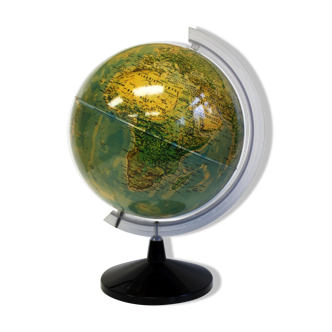 Globe terrestre Tecnodidattica lumineux, 80's.