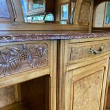 Carved walnut sideboard