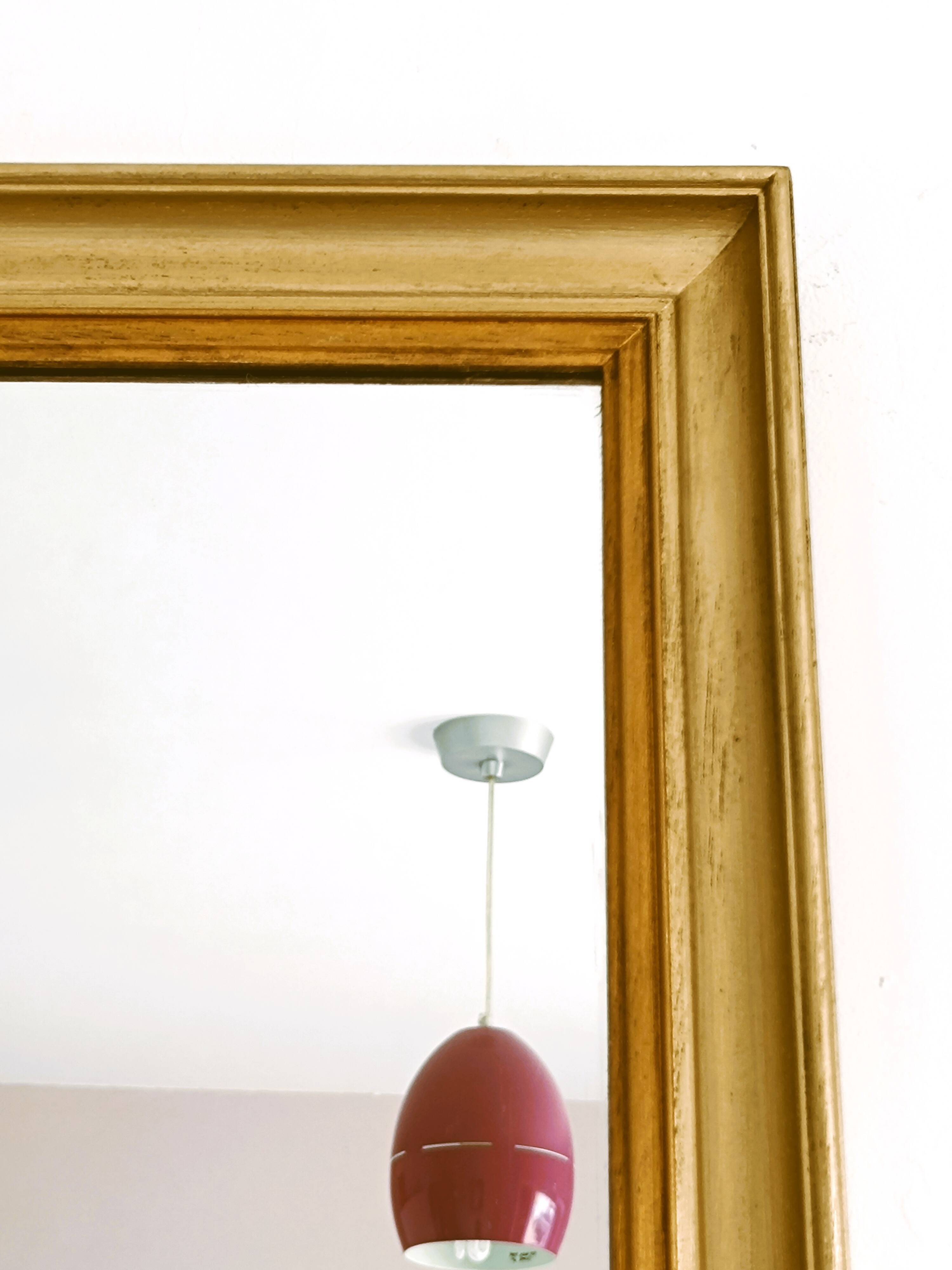 Miroir en bois bi colore