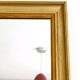 Miroir en bois bi colore