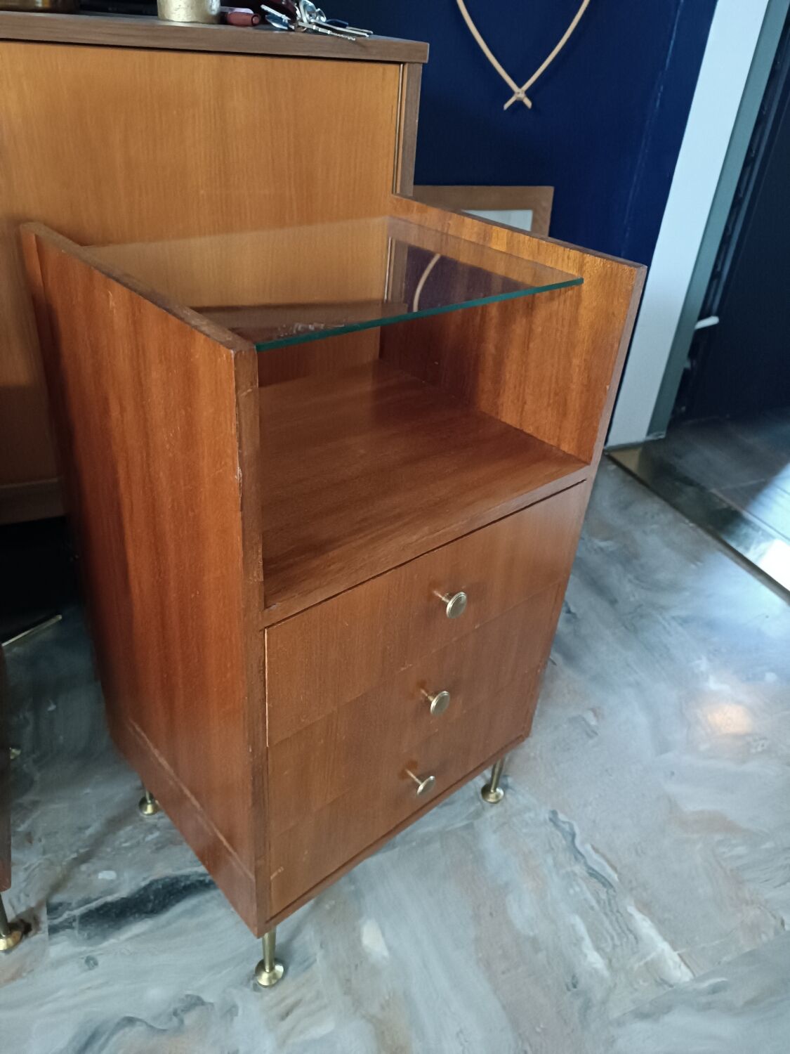Vintage bedside tables set of 2