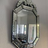 Venetian Murano mirror, late 19th century - 95 x 52 cm