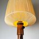 Large Size Wood & Sring Table Lamp By Uno & Östen Kristiansson For Luxus, Sweden 1960S