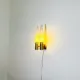 Brass Coloured Double Wall Lamp By Hans-Agne Jakobsson For Markaryd, Sweden, 1960'S