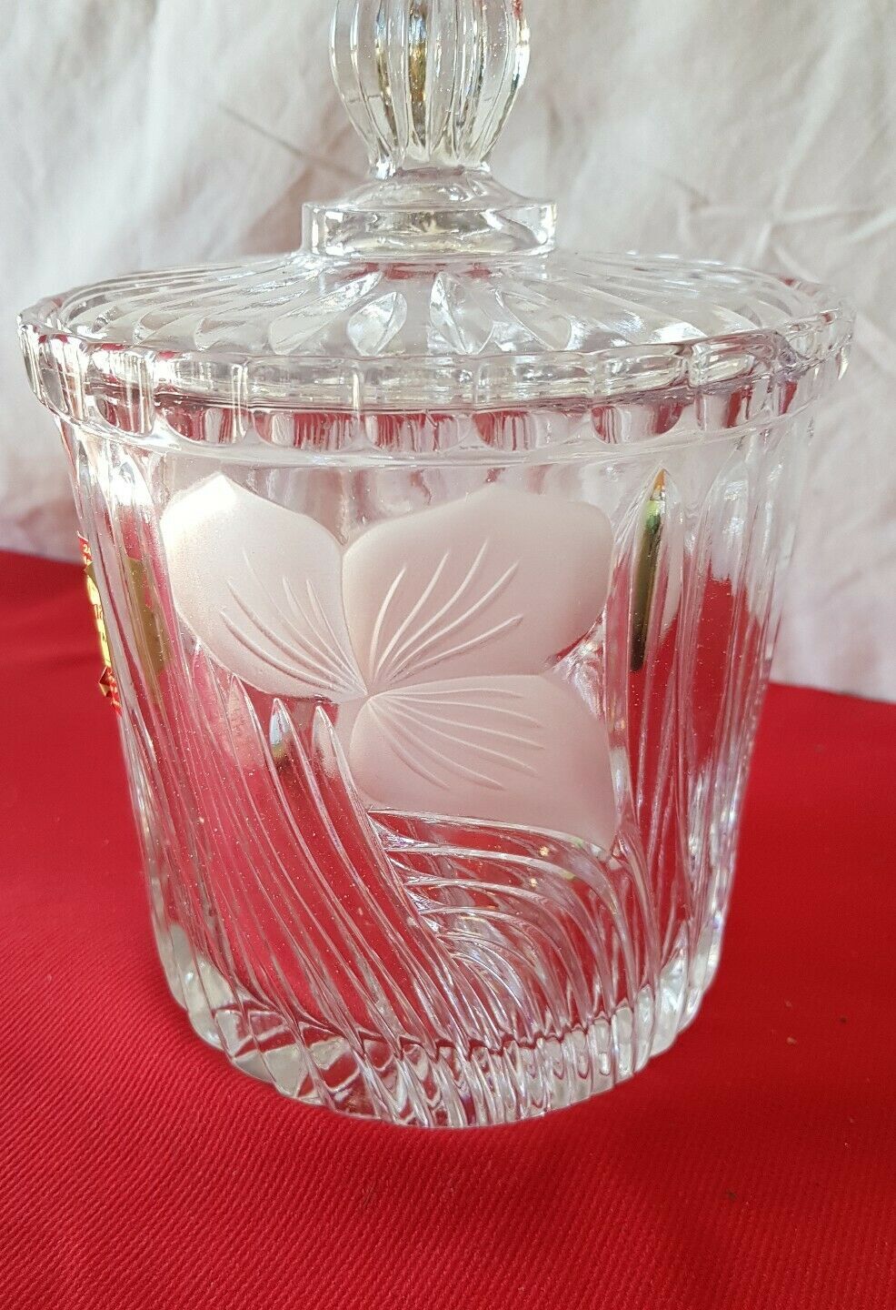 Bombonniere in crystal germany