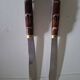 Vintage Bamboo Style Table Knives (2×6)