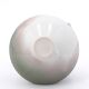 Signed spinning top vase in porcelain, 1970s
