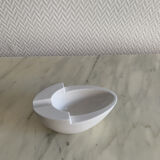 Claude Dumas white ceramic ashtray