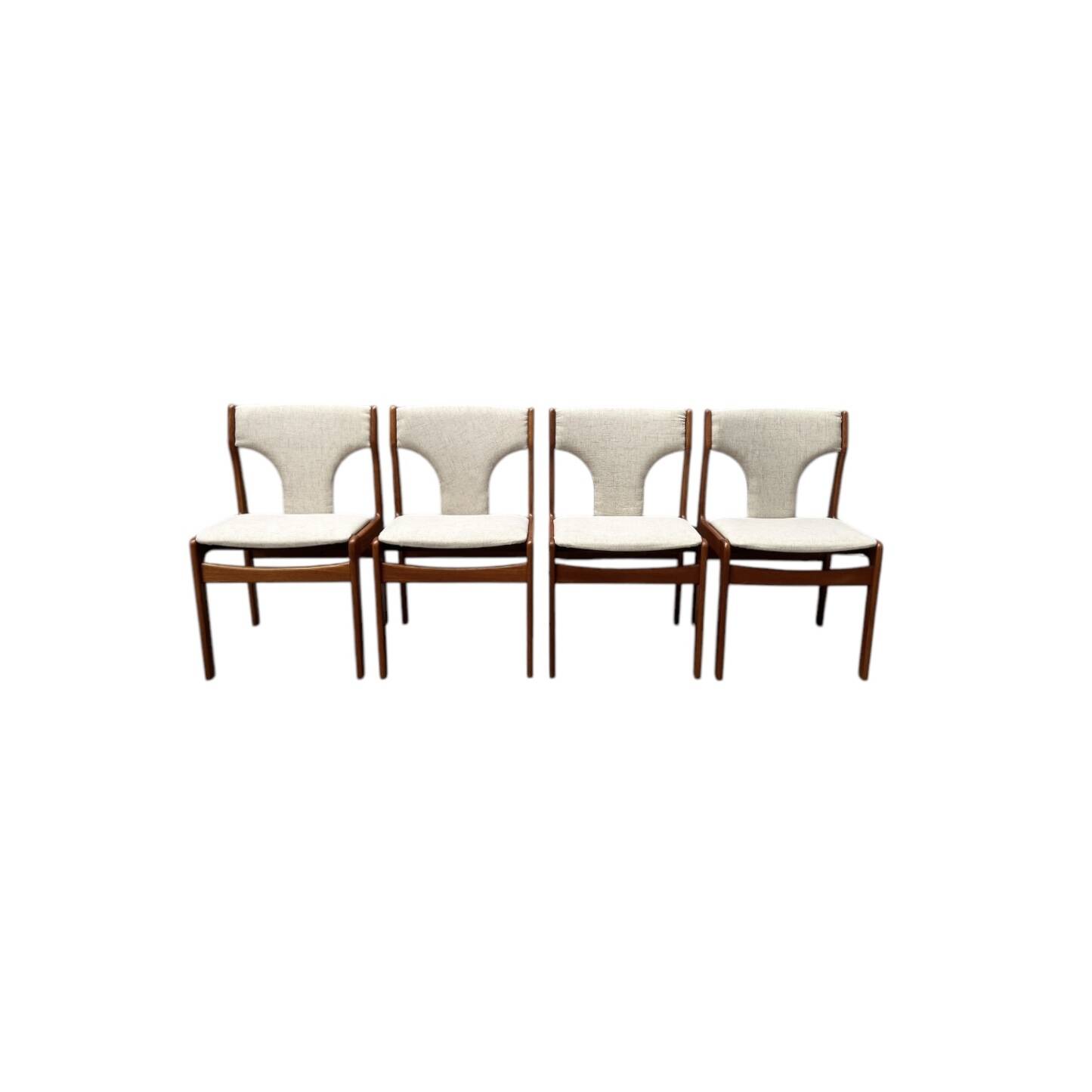 Set aus 4 vintage Stühle