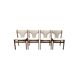 Ensemble de 4 chaises vintage