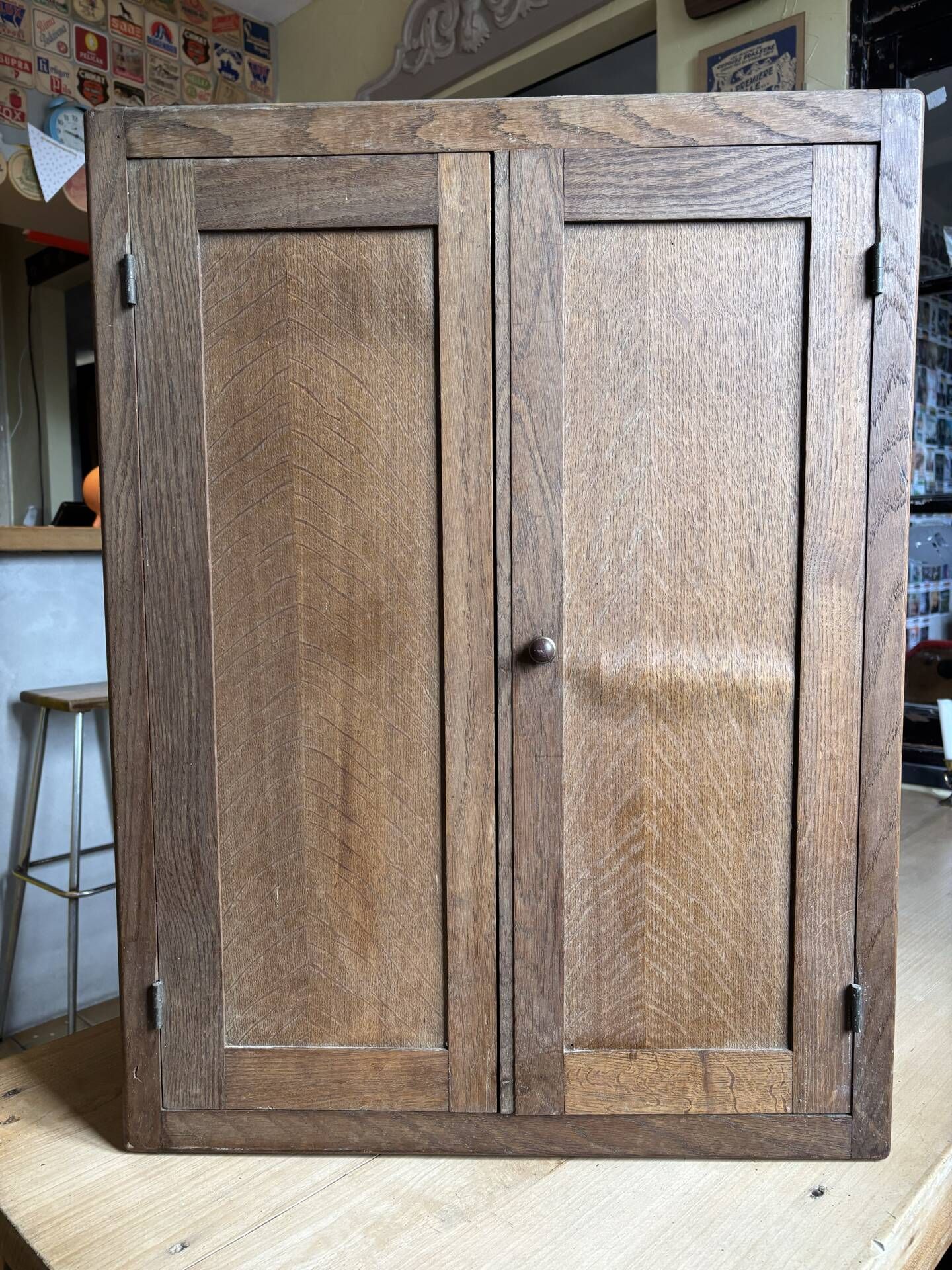 Rustic oak shelf
