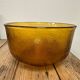 Vintage amber granite glass salad bowl