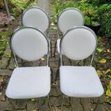 4 skai chairs