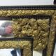 Miroir biseauté à parcloses époque 19eme 80x98cm