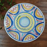 XXL Presentation Plate Multicolored Circles