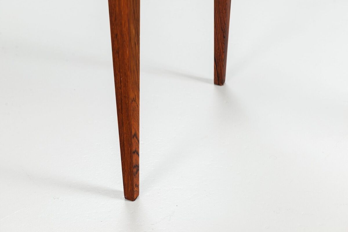 Severin Hansen side tables in rosewood Haslev Denmark 1960