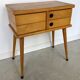 Vintage worker tapered feet with 4 swivel drawers - 1960