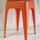 Vintage orange stool by Ami (France) - 1960s/70s