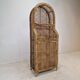 Italian bamboo and rattan credenza or bookcase, 1970s