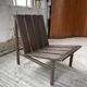 Modernist oak armchair