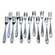 Christofle marot coquille - 12 silver-plated cake forks
