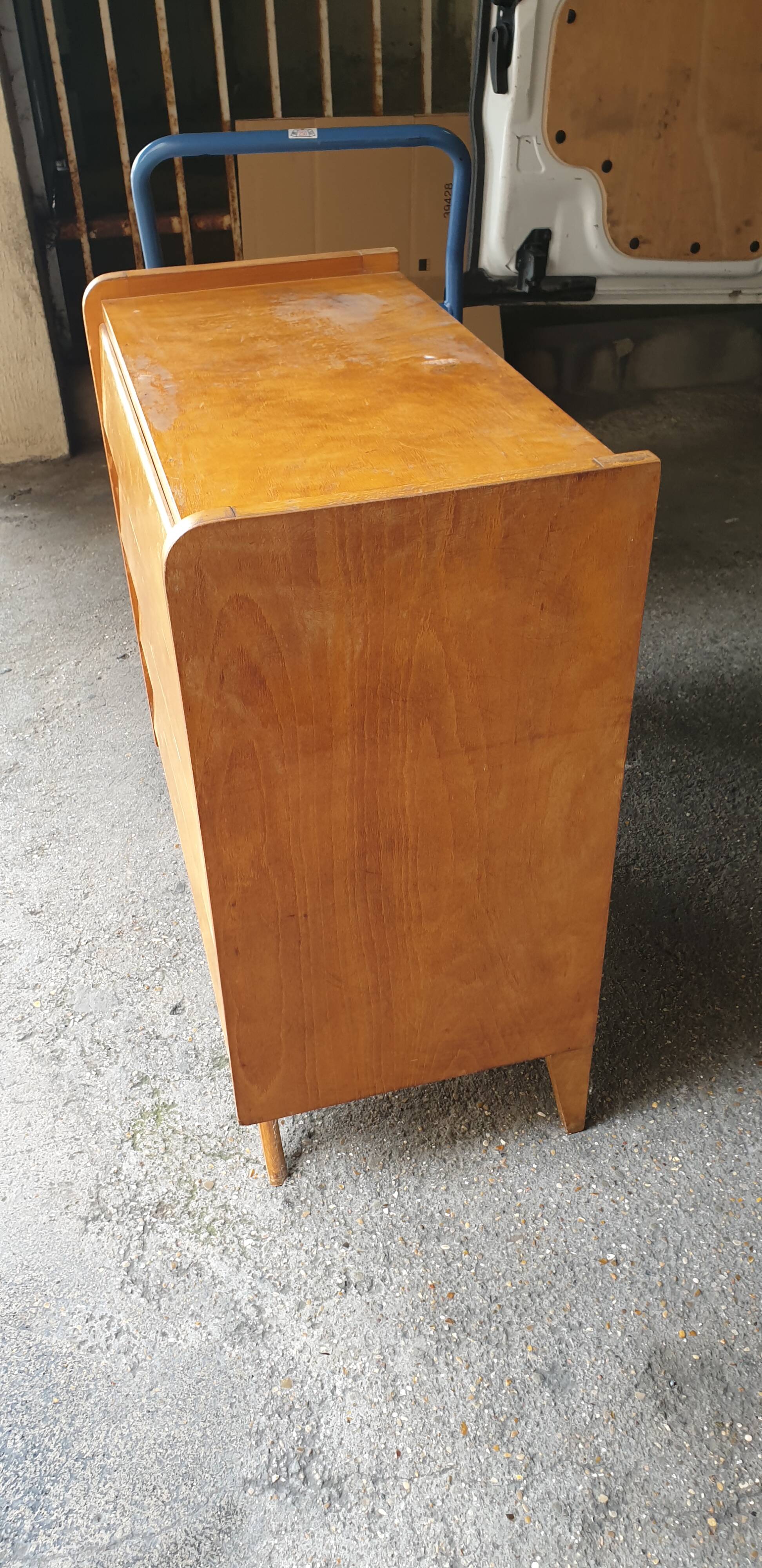 Sixties chest of 4 drawers
