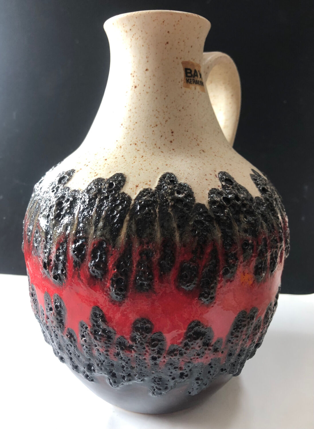 Vase fatlava Bay Keramik West Germany