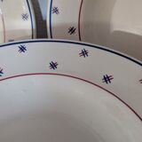 K&G Lunéville Pierre deep plates from the 1930s