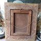 Painting Portrait of an ancient man 19th with gilded wooden frame