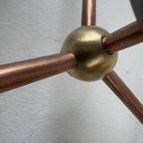 Ancien lustre cascade 3 feux 1970 vintage
