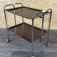 60s 70s serving trolley dinette side table space age brown design