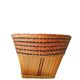 Vintage Mossi woven straw basket - Handicraft