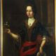 Ancien tableau portrait de noble dame école européenne