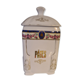 Pasta pot in Slovak earthenware floral decoration