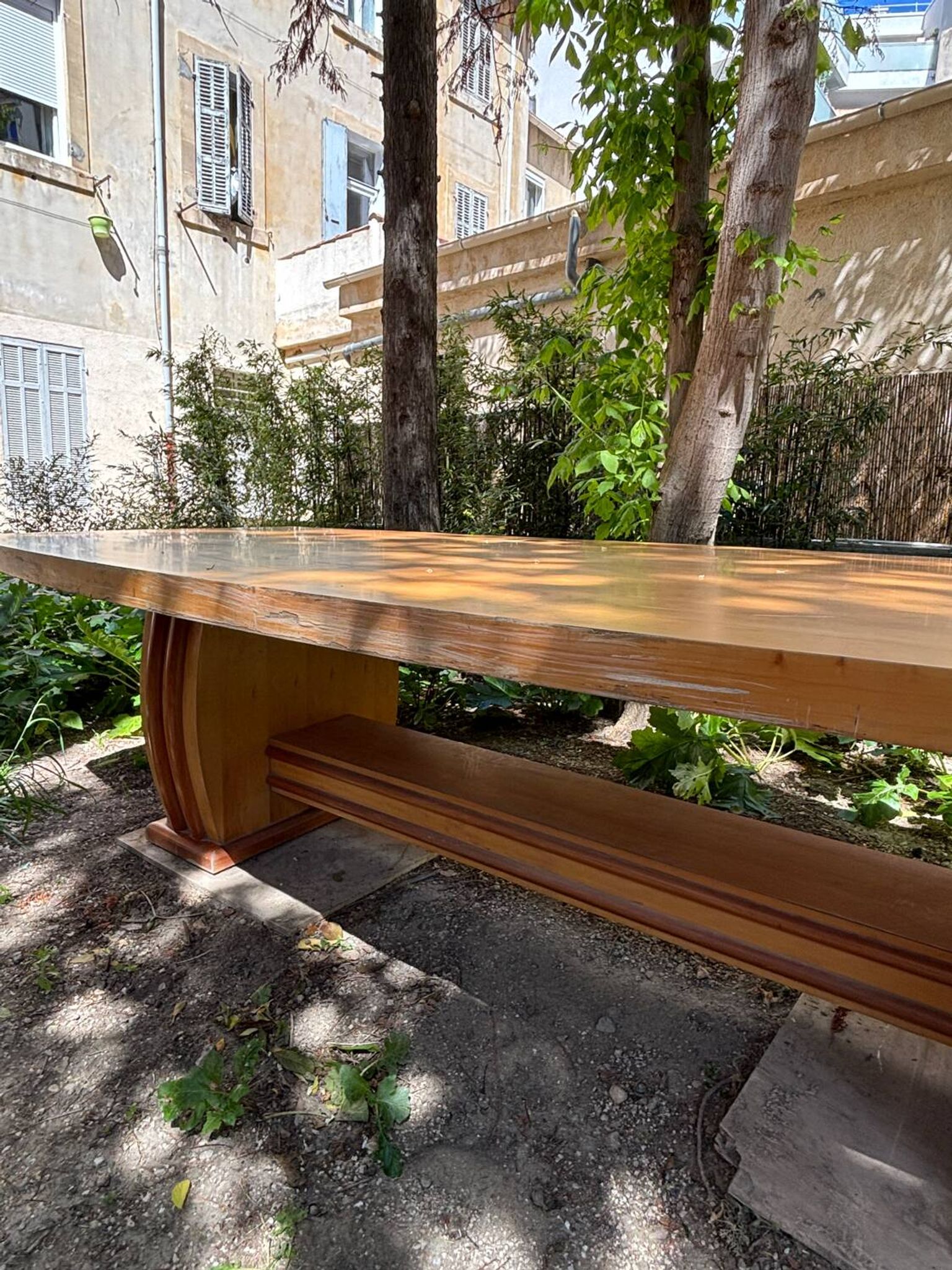 Large Art Deco Style Reception Table