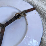 Ancienne assiette décorative oiseau