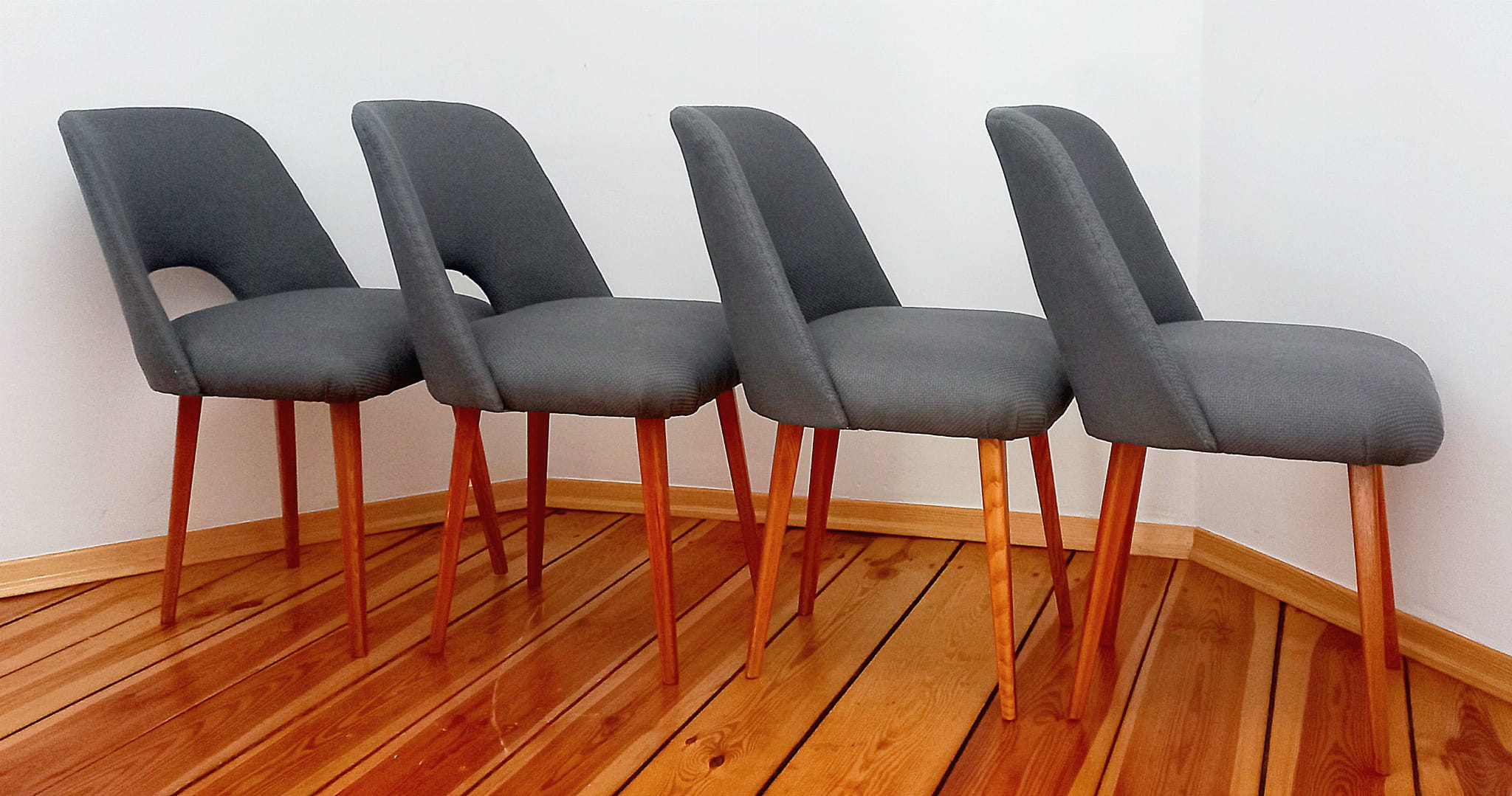 Set of four chairs O. Haerdtl, Ton, Czechoslovakia, the 60s
