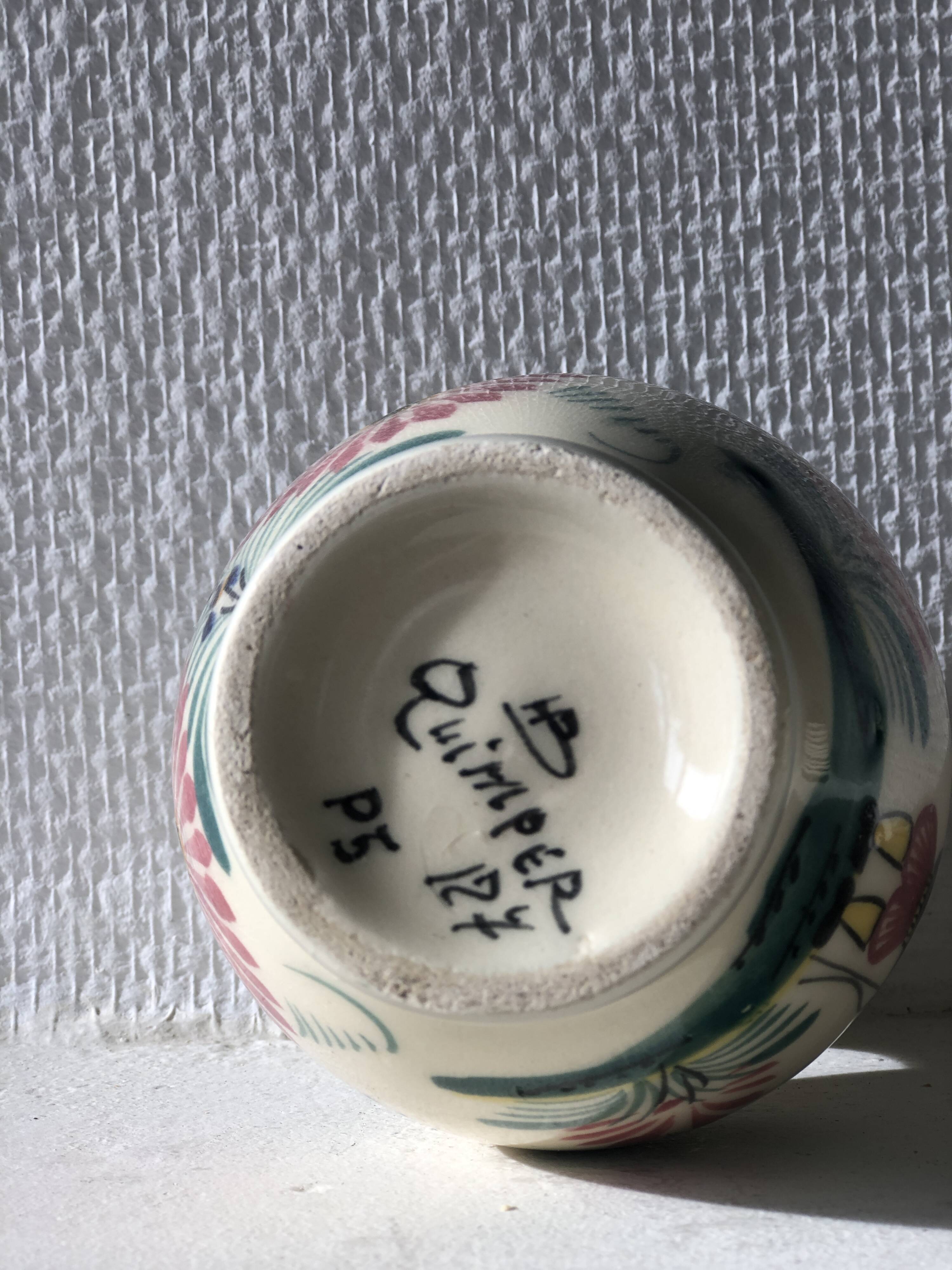 Antique vase Quimper