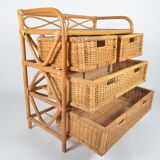 Commode en rotin