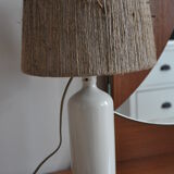 Vintage stoneware bottle lamp