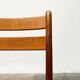 Set of chairs with a minimalist pattern, 1960s