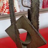 Welded iron sculpture