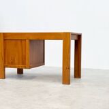 Solid elm desk by Roland Haeusler for Maison Regain