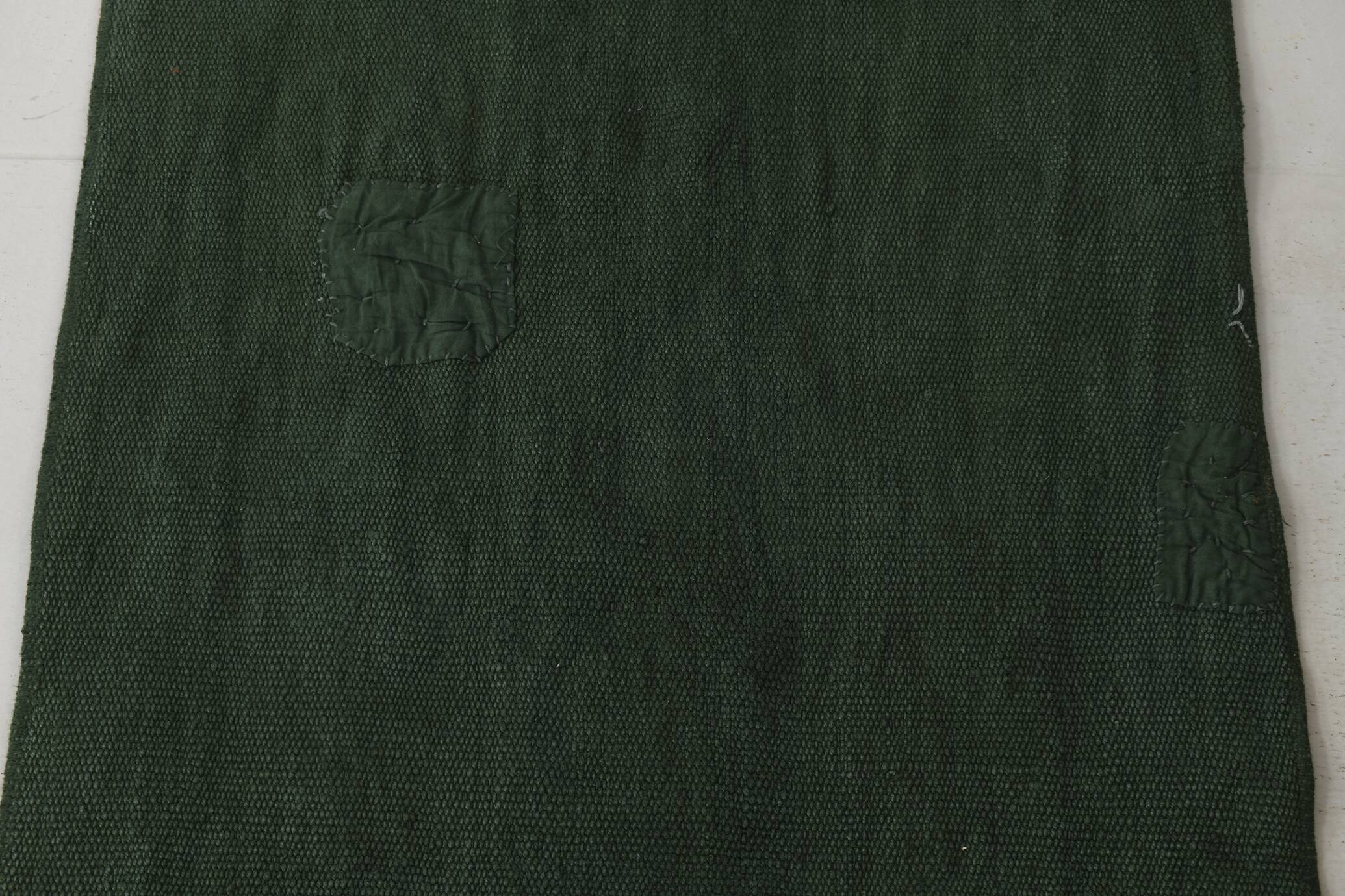 2x8 Turkish Dark Green Vintage Runner Rug, 72x235Cm