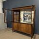 Louis XVI style cherry wood display case