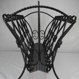 vintage wrought iron magazine rack Chaty Vallauris