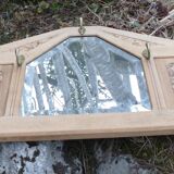 Art Deco mirror coat rack