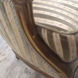 Louis XVI style bergère armchairs