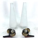 Mid-Century pair of sconces, Italy 1950s