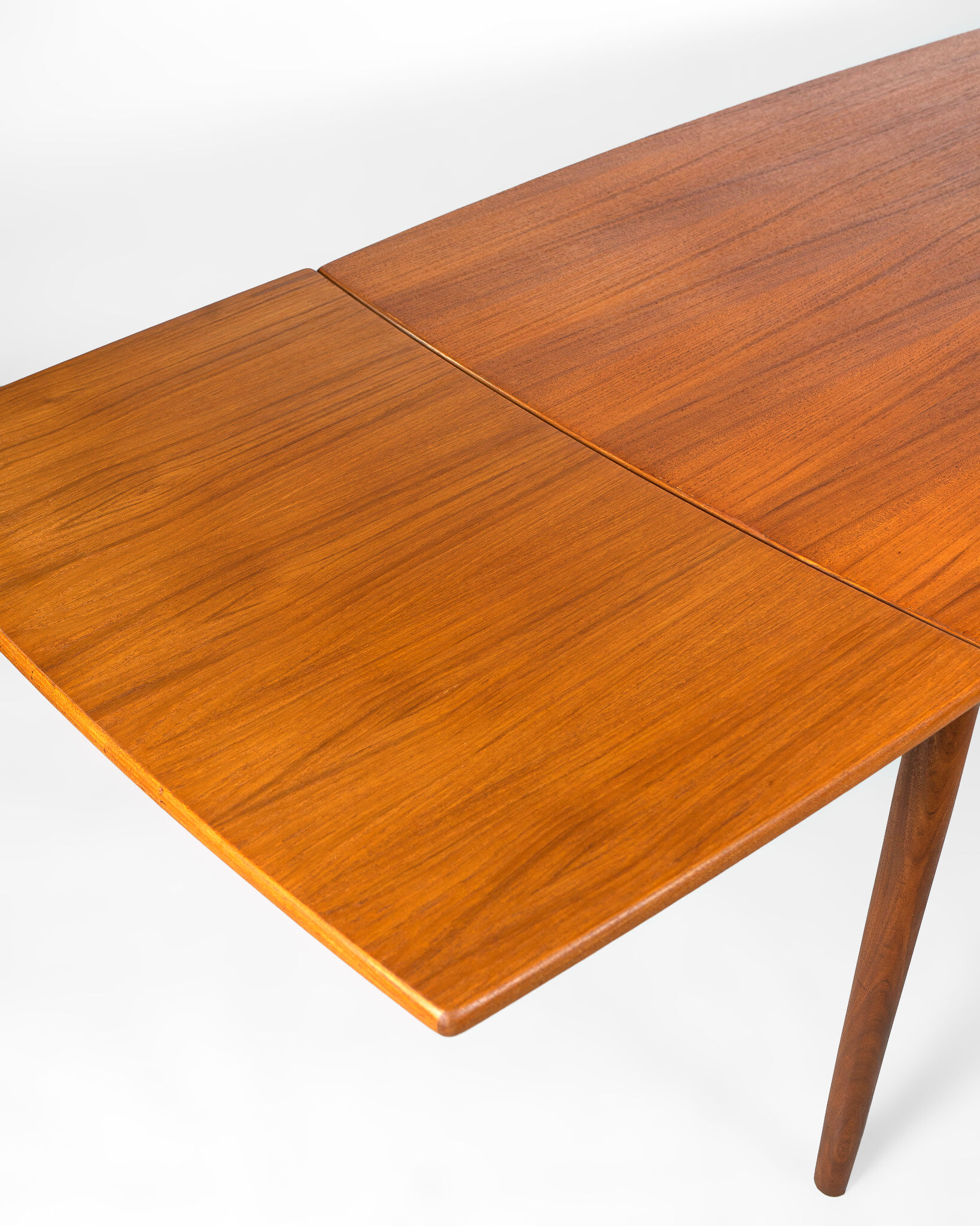 Mid Century Scandinavian Extendable Dining Table made of teak, Denmark, circa 1970